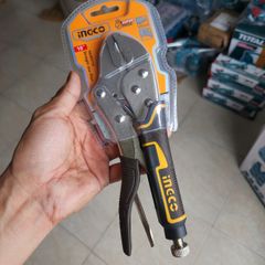 Kìm bấm hàm INGCO HSJP0110 10 inch - Dụng cụ cầm tay bền chắc, thép Cr-V mạ niken, lý tưởng cho thợ cơ khí và gia đình