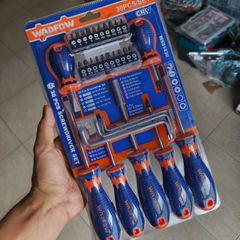 Bộ 30 Món Tua Vít WADFOW WSS1430 - Dụng Cụ Cầm Tay Đa Năng Chất Liệu CR-V, Đầu Vít Đa Dạng Phục Vụ Sửa Chữa Điện Tử, Cơ Khí