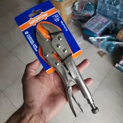 Kìm Chết Mỏ Cong 10 Inch Wadfow WLP1C10 - Thép Carbon, Khóa Chính Hãng, Kẹp Giữ Vật Liệu Chắc Chắn Cho Thợ Và Gia Dụng
