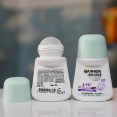Lăn nách thơm mát, khử mùi 48h Garnier Mineral 6in1 Đức 50ml