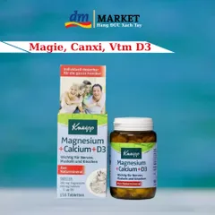 [Hàng Đức] Viên uống Kneipp bổ sung vitamin d3, canxi, magie, lọ 150 viên 316717