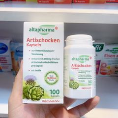 Viên uống bổ gan Artischocken Altapharma - Giải độc, làm mát gan, cải thiện sức khỏe làn da - Hàng Đức chính hãng