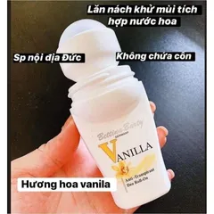 Lăn Nách Khử Mùi Nước Hoa Vanila - Giảm Tiết Mồ Hôi, 50ml - Sản Phẩm Cao Cấp Made in Germany, Hương Thơm Duy Trì 48 Giờ