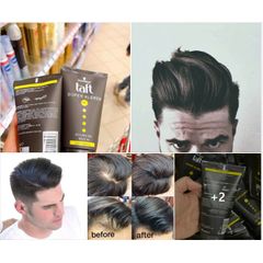 Gel vuốt tóc siêu mạnh Taft MEN Super Kleber Power Gel 150ml - Xuất xứ Đức, cố định kiểu tóc ngay lập tức, không bết dính, chiết xuất tự nhiên