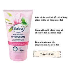 Kem Tẩy Lông và Dưỡng Da Balea 125ml - An Toàn & Hiệu Quả cho Vùng Da Nhạy Cảm, Không Gây Khô Rát, Hàng Đức Chính Hãng