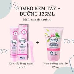 Kem Tẩy Lông và Dưỡng Da Balea 125ml - An Toàn & Hiệu Quả cho Vùng Da Nhạy Cảm, Không Gây Khô Rát, Hàng Đức Chính Hãng
