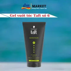 Gel Vuốt Tóc TAFT Số 6 - Tạo Kiểu Siêu Mạnh, Giữ Nếp Lên Đến 72h, Không Bết Dính, Mùi Thơm Nhẹ, Dưỡng Tóc Khoe