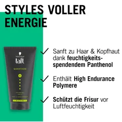Gel Vuốt Tóc TAFT Số 6 - Tạo Kiểu Siêu Mạnh, Giữ Nếp Lên Đến 72h, Không Bết Dính, Mùi Thơm Nhẹ, Dưỡng Tóc Khoe
