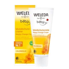 Kem Hăm Weleda Calendula - Kem Chống Hăm Tã Hữu Cơ Cao Cấp 75ml Cho Làn Da Nhạy Cảm Của Bé, Chứa Chiết Xuất Từ Hoa Cúc và Dầu Hạnh Nhân