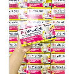 Đồ Uống Tetesept B12 Vita Kick - Bổ Sung Vitamin B12 Tăng Cường Năng Lượng, Hộp 18 Ống Nhập Khẩu Chính Hãng Đức