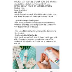 Sữa Rửa Mặt Sabamed 150ml - Sạch Da, Dầu Nhờn, Chăm Sóc Da Mặt Hè Chính Hãng, Dành Cho Làn Da Khỏe Mạnh