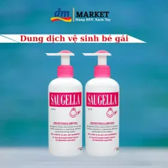 Dung dịch vệ sinh cho bé gái Saugella 200ml - Chiết xuất tự nhiên, an toàn dùng hàng ngày cho bé từ 3 tuổi trở lên