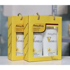 Set Sữa Tắm và Dưỡng Thể Bettina Vanilla 500ml - Chăm Sóc Da Cao Cấp, Hương Thơm Quyến Rũ, Made in Germany