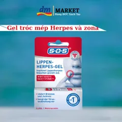 Gel tróc mép Herpes SOS Lippenherpes Hàn Đức - Giảm đau, ngứa nhanh chóng, làm khô và lành vết thương hiệu quả