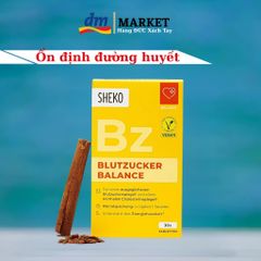 Viên Uống Ổn Định Đường Huyết Từ Tinh Bột Quế Sheko - An Toàn, Thuần Chay - Hộp 30 Viên Đức