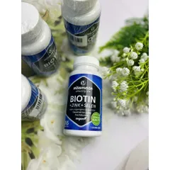 Viên Uống Tóc Da Móng Vitamaze Biotin 10,000 mcg - Giảm Rụng Tóc, Làm Da Mịn Màng - Hộp 365 Viên Xuất Xứ Đức
