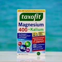 Vitamin Tổng Hợp Magie 400 + Kalium Taxofit - Hàng Đức Chính Hãng - Hộp 30 Viên, Ngày Mới 316810