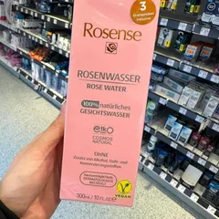 Nước Hoa Hồng Rosense 300ml - Chiết Xuất Tự Nhiên Se Khít Lỗ Chân Lông, Dưỡng Ẩm Da, An Toàn Cho Da Nhạy Cảm - Sản Phẩm Đức