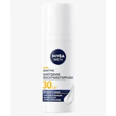 Kem chống nắng Nivea Men SPF30 50ml - Dưỡng ẩm, Bảo vệ da trước UVA/UVB và ánh sáng xanh, Không nhờn, Dùng hàng ngày, Dành cho da nhạy cảm