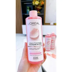 Nước Hoa Hồng Loreal Xách Tay Đức 400ml - Dành Cho Da Khô và Nhạy Cảm, Se Khít Lỗ Chân Lông, Giúp Da Tươi Sáng