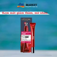 Kem mắt Loreal Revitalift 15ml - Giảm thâm, bọng, mờ nếp nhăn cho vùng mắt - Dưỡng ẩm, chống lão hóa hiệu quả
