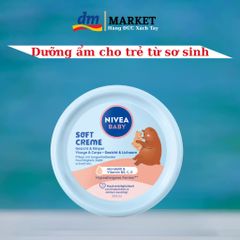 Kem Dưỡng Da Nivea Baby Soft Creme 200ml - An Toàn Cho Trẻ Sơ Sinh, Cấp Ẩm Và Bảo Vệ Da Khỏe Mạnh