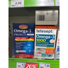 Viên uống Omega 3 Lachsol 1000mg Tetesept của Đức - Hỗ trợ tim mạch, hộp 80 viên chính hãng