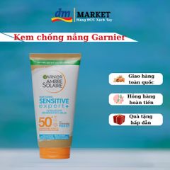 Kem Chống Nắng Garnier SPF50+ 200ml - An Toàn Cho Da Nhạy Cảm, Chống Nắng Hiệu Quả, Không Gây Dị Ứng, Xuất Xứ Đức