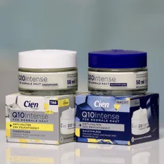 Kem Dưỡng Da Ngày Đêm CIEN Q10 - Giảm Nếp Nhăn, Cung Cấp Độ Ẩm, Chống Lão Hóa, Vitamin E & Acid Hyaluronic, Tươi Trẻ Hơn 1 Tháng Sử Dụng