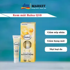 Kem Chống Nhăn Balea Q10 - Dưỡng 15ml Chống Lão Hóa Mắt, Phục Hồi Da Khỏe Mạnh, Dành Cho Tất Cả Loại Da