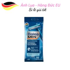 Set Dao Cạo Râu Balea MEN - Túi 10 Chiếc Chống Trượt, Lưỡi Đôi Bền, An Toàn Cho Da Nhạy Cảm - Chăm Sóc Nam Giới Từ Đức