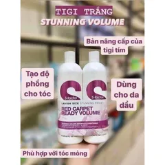 Dầu Gội Xả TIGI S-Factor Stunning Volume 750ml - Dưỡng Tóc Phồng, Hương Thơm Bền Lâu, Chăm Sóc Tóc Cao Cấp