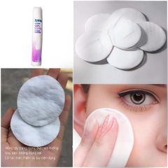 Bông Tẩy Trang Isana 140 Miếng - Làm Sạch Sâu, 100% Cotton Mềm Mịn, Duy Trì Độ Ẩm, Phù Hợp Cho Da Nhạy Cảm