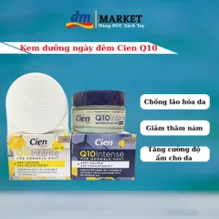 Kem Dưỡng Da Ngày Đêm Cien Q10 - Chống Lão Hóa, Cung Cấp Độ Ẩm, Giảm Nếp Nhăn Cho Mọi Loại Da - Hàng Đức Chính Hãng