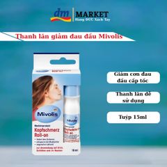Thanh Lăn Ngăn Ngừa Đau Đầu Kopfschmerz 15ml - Giải Pháp Từ Đức Cho Cơn Đau Đầu Hiệu Quả