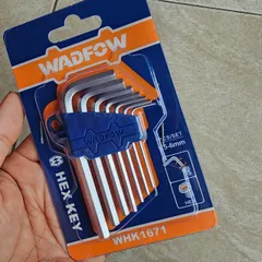Bộ Lục Giác 7 Chi Tiết Wadfow WHK1671 - Thép Carbon Mạ Chrome, Kích Thước 1.5-6mm, Dụng Cụ Sửa Chữa Tiện Dụng, Chính Hãng