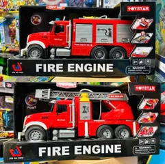 Đồ Chơi Xe Ô Tô Cứu Hỏa Fire Engine 666-93 với Hiệu Ứng Đèn và Âm Thanh - Đồ Chơi giáo dục cho Trẻ Em, Phát Triển Tư Duy Sáng Tạo