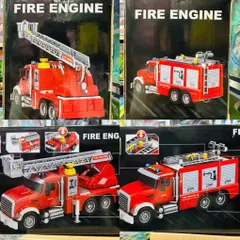 Đồ Chơi Xe Ô Tô Cứu Hỏa Fire Engine 666-93 với Hiệu Ứng Đèn và Âm Thanh - Đồ Chơi giáo dục cho Trẻ Em, Phát Triển Tư Duy Sáng Tạo