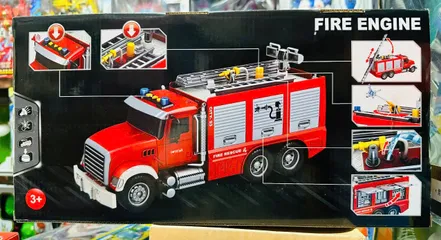 Đồ Chơi Xe Ô Tô Cứu Hỏa Fire Engine 666-93 với Hiệu Ứng Đèn và Âm Thanh - Đồ Chơi giáo dục cho Trẻ Em, Phát Triển Tư Duy Sáng Tạo