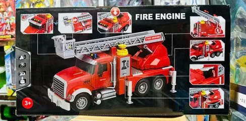 Đồ Chơi Xe Ô Tô Cứu Hỏa Fire Engine 666-93 với Hiệu Ứng Đèn và Âm Thanh - Đồ Chơi giáo dục cho Trẻ Em, Phát Triển Tư Duy Sáng Tạo