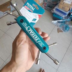 Bộ chìa lục giác Total THFND061 - 6 Chi Tiết 5-12mm, Thép CR-V Bền Chắc, Tiện Lợi Cho Việc Sửa Chữa Gia Đình