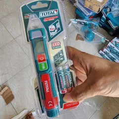 Bút Dò Điện Áp AC Total THT210003 - Đo Điện Áp 12-1000V, Đèn LED Rõ Ràng, An Toàn, Chính Xác Cho Thợ Điện Và Gia Đình