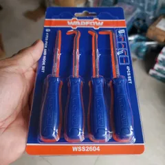 Bộ Dụng Cụ Móc Ron 4 Chi Tiết Wadfow WSS2604 - Thép Cacbon Chắc Chắn, Tay Cầm PP Tiện Lợi, Hỗ Trợ Tháo Lắp Ron và Vòng Đệm