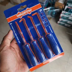 Bộ Dụng Cụ Móc Ron 4 Chi Tiết Wadfow WSS2604 - Thép Cacbon Chắc Chắn, Tay Cầm PP Tiện Lợi, Hỗ Trợ Tháo Lắp Ron và Vòng Đệm