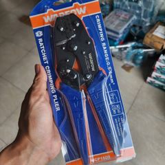 Kìm bấm cos Wadfow WCP1609 - 0.5-6mm, tay cầm nhựa ABS, thiết kế tiện lợi, điều chỉnh lực bấm cho mối kết nối an toàn.