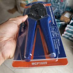 Kìm bấm cos Wadfow WCP1609 - 0.5-6mm, tay cầm nhựa ABS, thiết kế tiện lợi, điều chỉnh lực bấm cho mối kết nối an toàn.