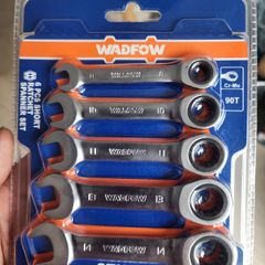 Bộ 6 Cờ Lê Vòng Miệng Tự Động Ngắn WADFOW WSP6406 - Thép CR-V Bền Chắc Cho Sửa Chữa Cơ Khí, Ô Tô, Gia Dụng