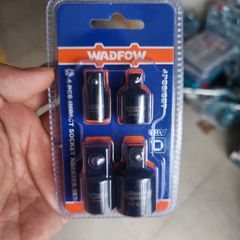 Bộ chuyển đầu nối tuýp Wadfow WMS6404 - Bộ 4 chi tiết chất liệu thép hợp kim bền bỉ, hỗ trợ sửa chữa ô tô và cơ khí linh hoạt