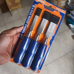 Bộ 3 Đục Gỗ Wadfow WWC2203 - Kích Thước 12mm 19mm 25mm, Dụng Cụ Cầm Tay Tiện Dụng Cho Nghệ Thuật Gỗ