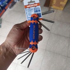 Bộ Lục Giác Đầu Bi 8 Chi Tiết Wadfow WHK2281 (1.5-8mm) - Dụng Cụ Cầm Tay Chất Lượng Cao Cho Sửa Chữa Cơ Khí và DIY